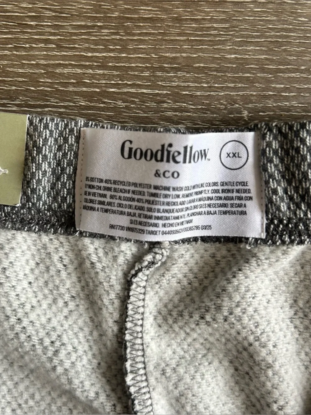 NWT Mens XXL Gray Knit 6”‎ Shorts Goodfellow & Co